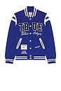 view 4 of 5 Uni Varsity Jacket in Mazarine Blue