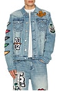 view 1 of 7 BLOUSON CAMPUS JIMMY in Medium Wash