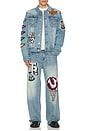 view 5 of 7 BLOUSON CAMPUS JIMMY in Medium Wash