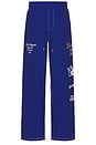 view 1 of 7 Reverse Terry Baggy Sweatpant in Mazarine Blue