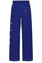 view 2 of 7 Reverse Terry Baggy Sweatpant in Mazarine Blue