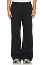 view 4 of 6 Mesh Baggy Sweatpants in Jet Black