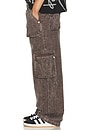 view 5 of 6 Big T Fashion Cargo Pant in Brown Acid Wash