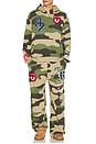 view 5 of 6 Logo Patch Baggy Sweats in Mills Camo