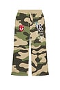 view 6 of 6 Logo Patch Baggy Sweats in Mills Camo