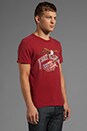 view 2 of 4 Eagel Guitar Tee in Crimson