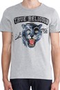 view 4 of 4 T-shirt Panther Graphic in Heather Grey