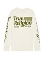 view 1 of 4 True Flag Long Sleeve Tee in Winter White