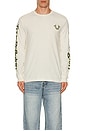 view 3 of 4 True Flag Long Sleeve Tee in Winter White