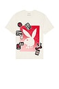 view 1 of 3 x Playboy Patch Bunny Tee in Solitary Star