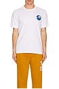 view 4 of 4 Short Sleeve Puff Ball Tee in Optic White