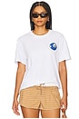 view 2 of 4 Short Sleeve Puff Ball Tee in Optic White