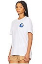 view 3 of 4 Short Sleeve Puff Ball Tee in Optic White