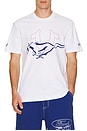 view 4 of 5 x Ford Short Sleeve Logo Tee in Optic White