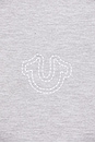 view 3 of 5 Short Sleeve Big T Horseshoe Polo in Heather Grey