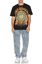 view 4 of 4 Short Sleeve Rock N Roll Tee in Jet Black