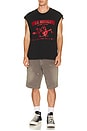 view 3 of 4 Cut Off Logo Tee in Jet Black