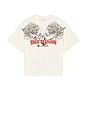 view 4 of 5 Short Sleeve Tiger Logo Oversized Tee in Winter White