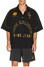 view 1 of 5 Multi Logo Oversized Polo in Jet Black