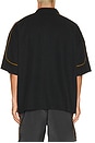 view 2 of 5 Multi Logo Oversized Polo in Jet Black