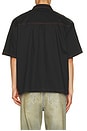 view 2 of 5 Short Sleeve Patchwork Shirt in Jet Black