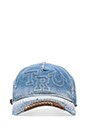 view 4 of 6 Raised Logo Cap in Light Blue Denim
