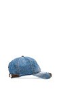 view 5 of 6 Raised Logo Cap in Light Blue Denim