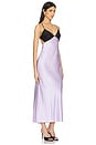 view 3 of 4 Bias Midi Dress in Icy Lilac