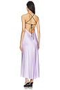 view 4 of 4 Bias Midi Dress in Icy Lilac