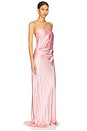 view 2 of 3 Draped Strapless Gown in Ballet