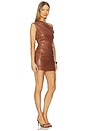 view 2 of 4 Off Shoulder Mini Dress in Toffee