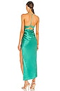 view 3 of 3 Cut Out Ruched Midi Dress in Jade