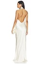 view 4 of 4 Halter Drape Gown in Cream