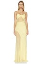 view 1 of 3 VESTIDO DE TIRAS in Custard