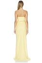 view 3 of 3 VESTIDO DE TIRAS in Custard
