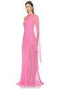view 4 of 5 ROBE GOWN  in Carnation