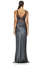 view 4 of 4 Lace Bodice Gown in Anthracite