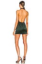 view 3 of 3 X REVOLVE Cowl Halter Mini Dress in Hunter