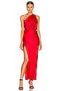 view 1 of 3 X REVOLVE Asymmetrical Draped Dress in Scarlet