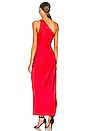 view 3 of 3 X REVOLVE Asymmetrical Draped Dress in Scarlet
