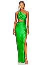view 1 of 4 x REVOLVE One Shoulder Cut Out Gown in Palm