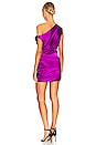 view 4 of 4 Strapped Cowl Neck Mini Dress in Acai