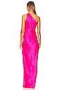 view 4 of 4 x REVOLVE Asymmetrical Drape Gown in Hot Pink