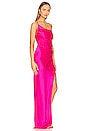 view 2 of 4 x REVOLVE Twist Cowl Ruched Gown in Hot Pink