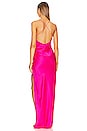 view 4 of 4 x REVOLVE Twist Cowl Ruched Gown in Hot Pink