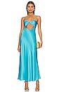 view 1 of 3 Twist Bandeau Cut Out Dress in Sky