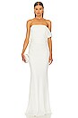 view 1 of 4 Strapless Gown in Ivory