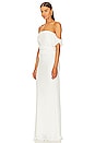view 3 of 4 Strapless Gown in Ivory
