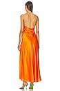 view 3 of 3 Wrap Dress in Tangerine