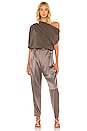 view 4 of 4 Asymmetric Drape Sweater in Smog